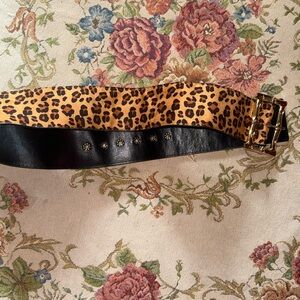 Leopard Print Women's Belt